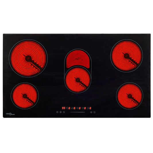 vidaXL Εστία Κεραμική με 5 Εστίες και Πλήκτρα Αφής 77 εκ. 8500 W