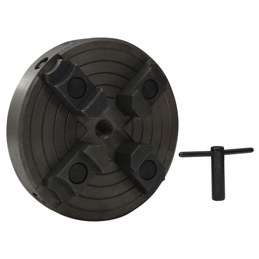 vidaXL Τσοκ Ξυλότορνου 4 Σιαγόνων με Σύνδεσμο M18 150x63 χιλ. Ατσάλινο