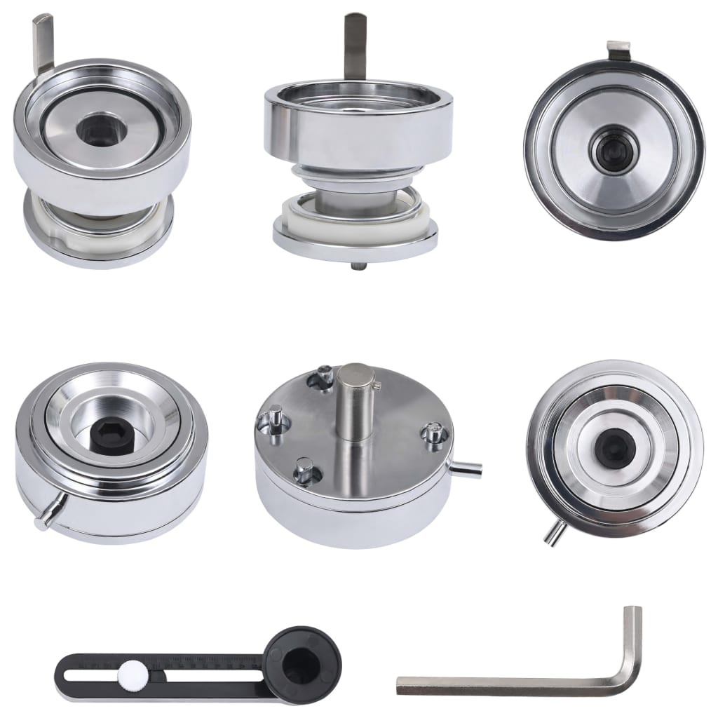 vidaXL Πρέσα για Κονκάρδες 37 χιλ. με 500 Κονκάρδες Καρφίτσες