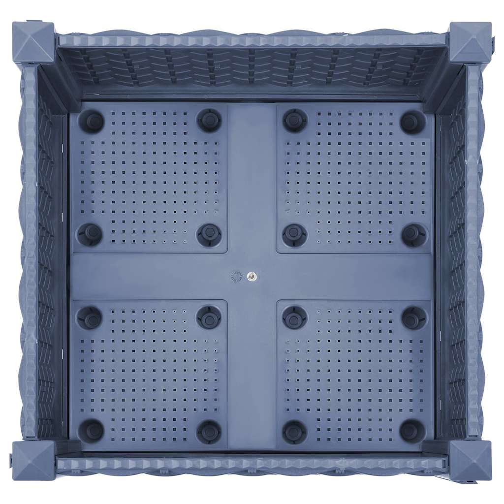 vidaXL Ζαρντινιέρα 40 x 40 x 23 εκ. από Πολυπροπυλένιο