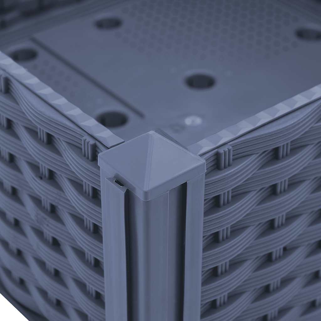 vidaXL Ζαρντινιέρα 80 x 40 x 23 εκ. από Πολυπροπυλένιο