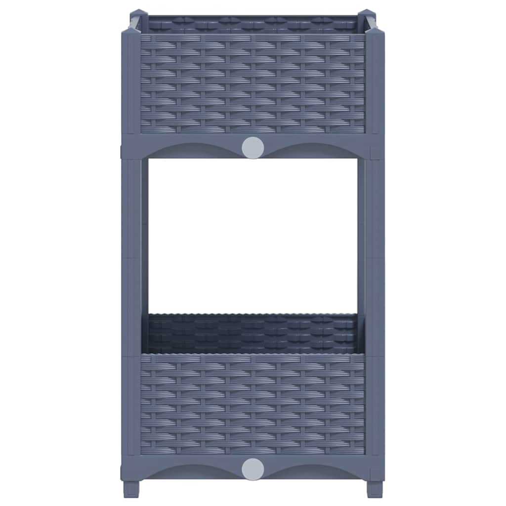 vidaXL Ζαρντινιέρα 40 x 40 x 71 εκ. από Πολυπροπυλένιο
