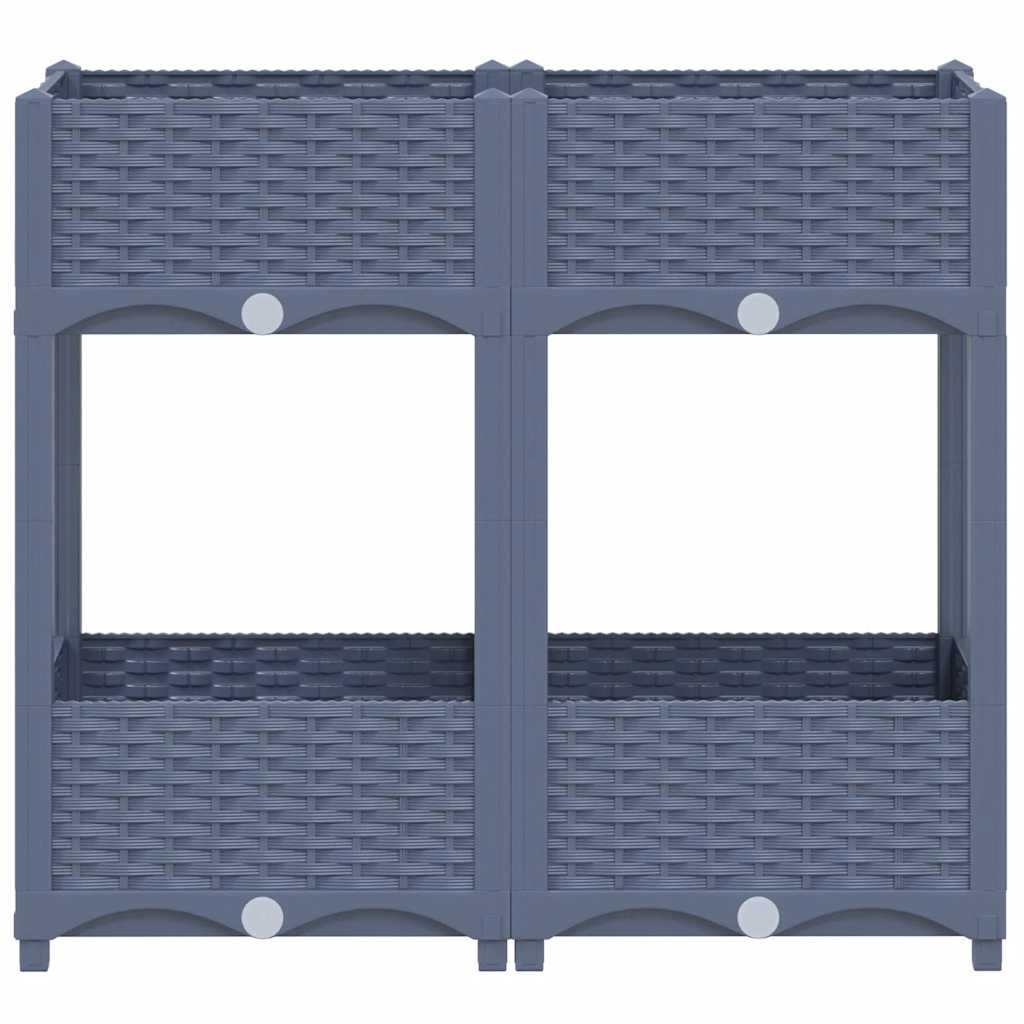 vidaXL Ζαρντινιέρα 80 x 40 x 71 εκ. από Πολυπροπυλένιο