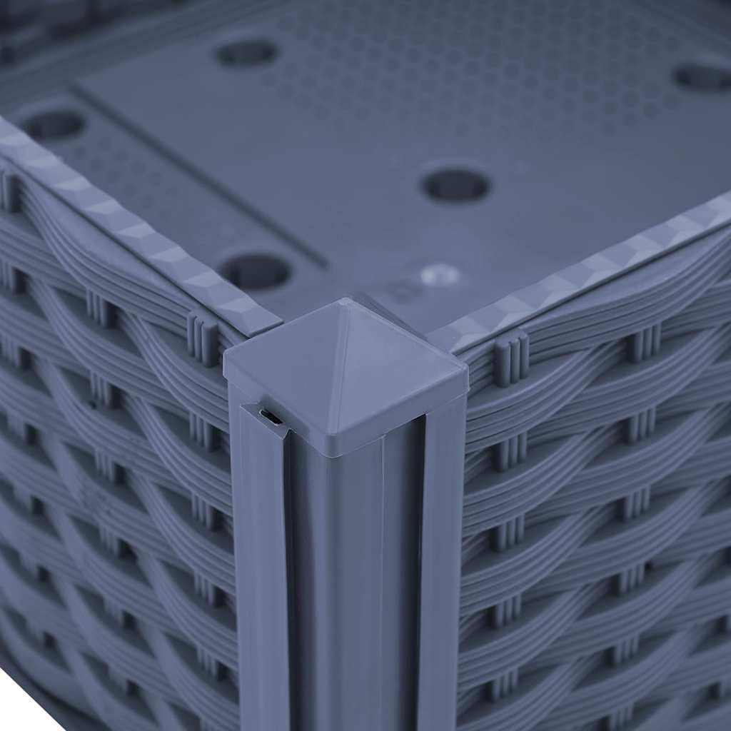 vidaXL Ζαρντινιέρα 80 x 40 x 71 εκ. από Πολυπροπυλένιο