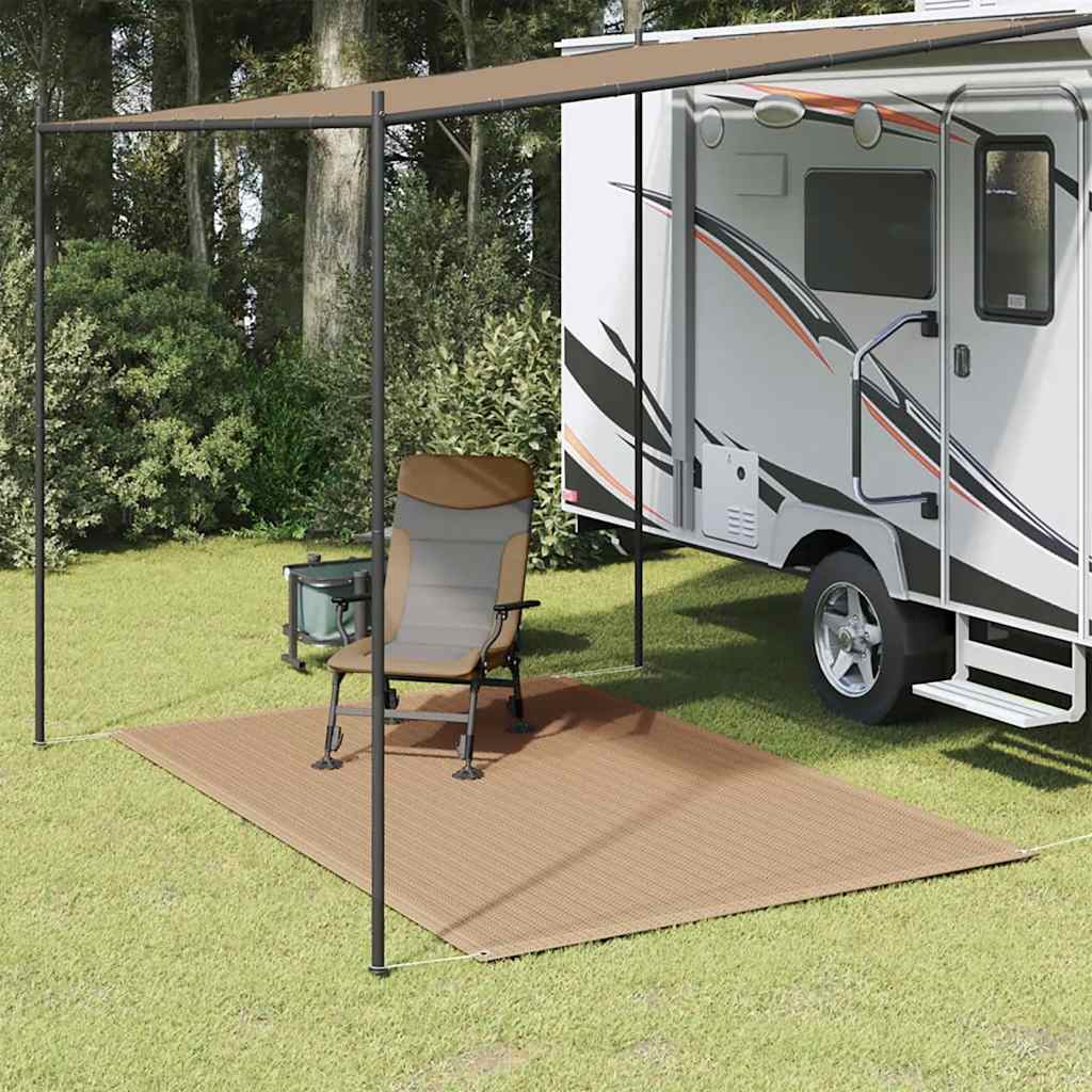 vidaXL Χαλί Σκηνής Taupe 200 x 300 εκ.