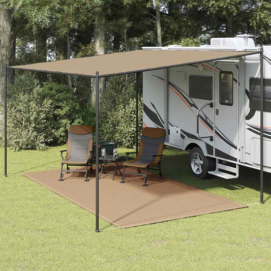 vidaXL Χαλί Σκηνής Taupe 250 x 350 εκ.