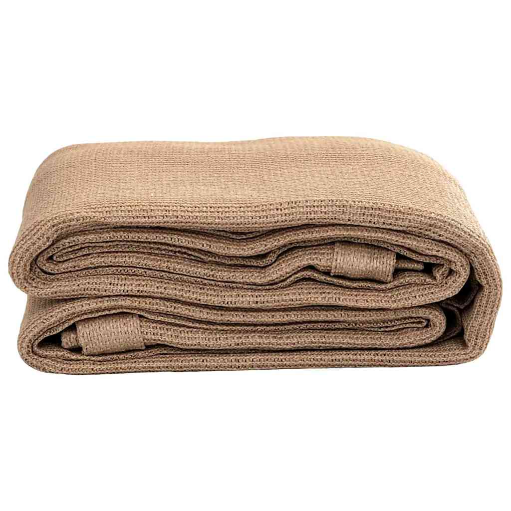 vidaXL Χαλί Σκηνής Taupe 400 x 400 εκ.