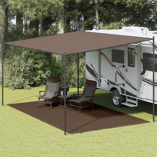 vidaXL Χαλί Σκηνής Καφέ 300 x 600 εκ.