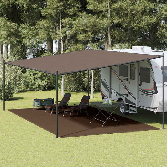 vidaXL Χαλί Σκηνής Καφέ 400 x 600 εκ.