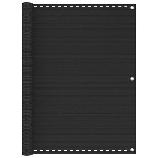 vidaXL Διαχωριστικό Βεράντας Ανθρακί 120 x 400 εκ. από HDPE