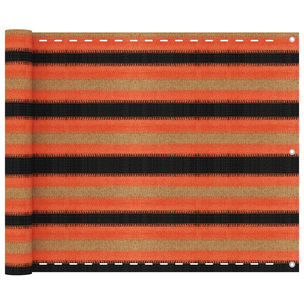 vidaXL Διαχωριστικό Βεράντας Πολύχρωμο 75 x 400 εκ. από HDPE