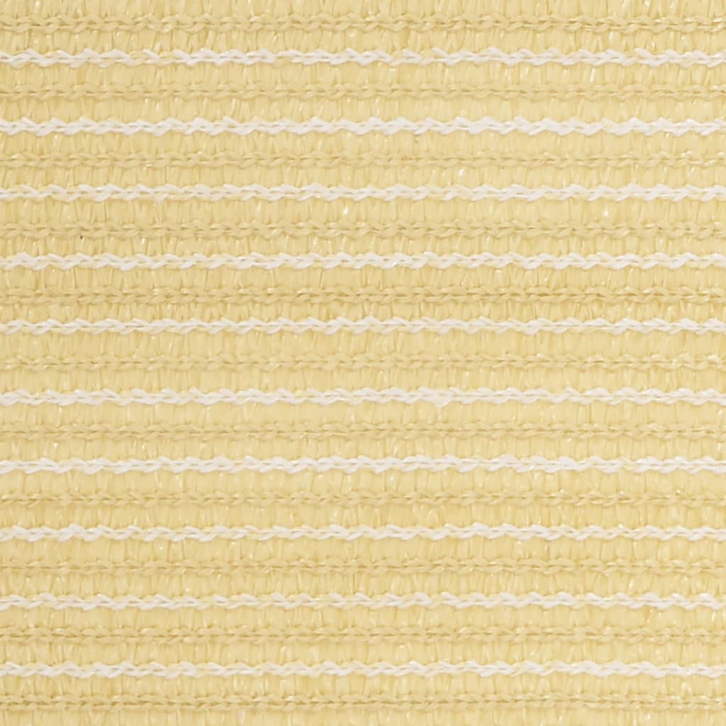 vidaXL Διαχωριστικό Βεράντας Μπεζ 75 x 600 εκ. από HDPE