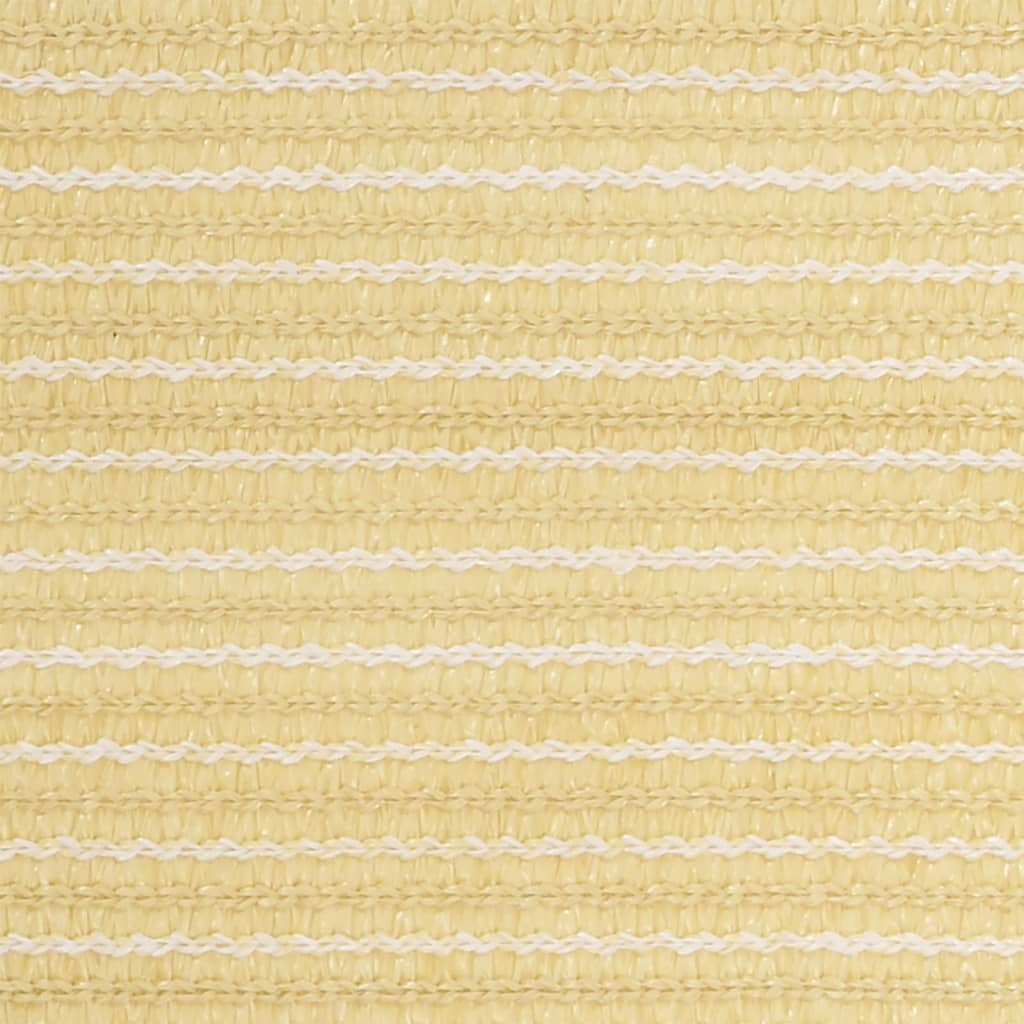 vidaXL Διαχωριστικό Βεράντας Μπεζ 120 x 400 εκ. από HDPE