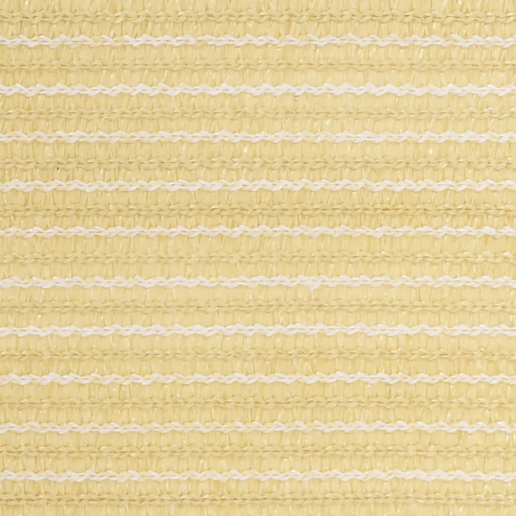 vidaXL Διαχωριστικό Βεράντας Μπεζ 120 x 600 εκ. από HDPE