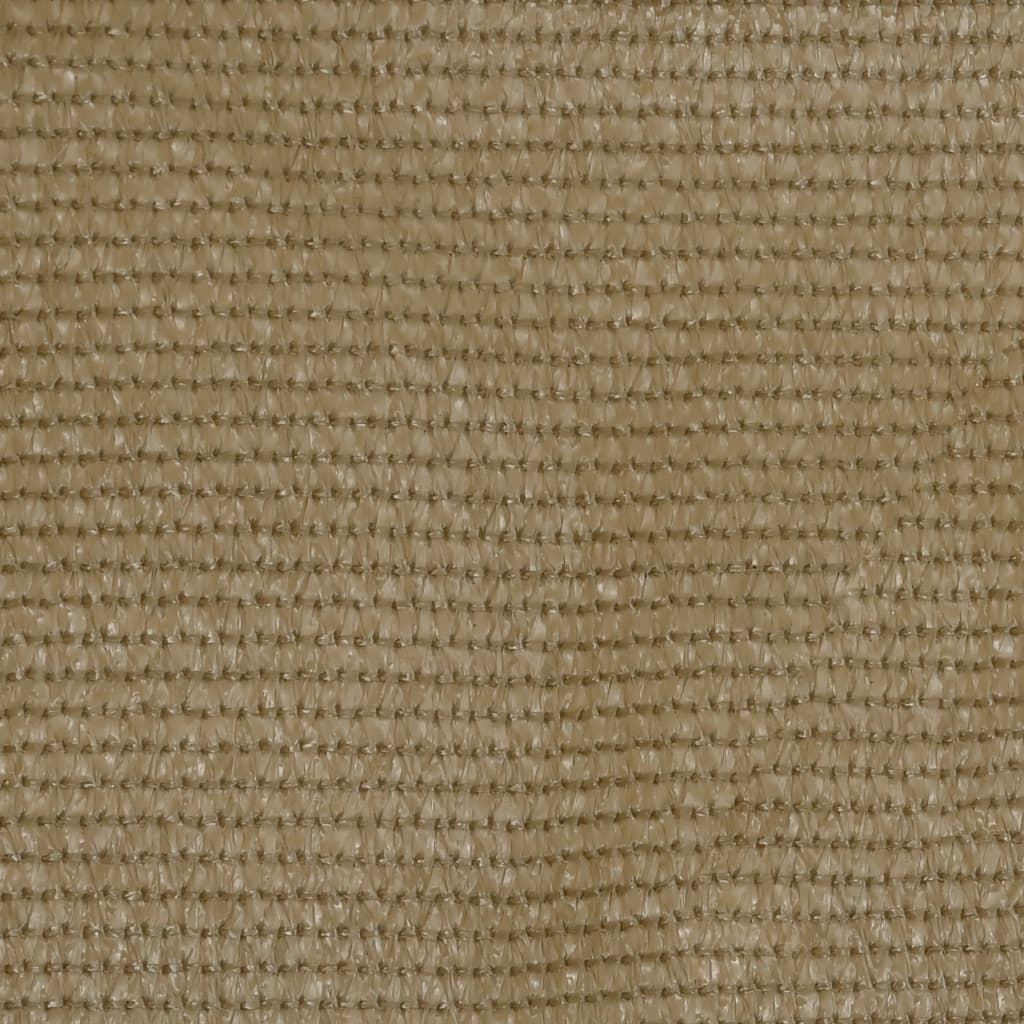 vidaXL Διαχωριστικό Βεράντας Taupe 90 x 500 εκ. από HDPE