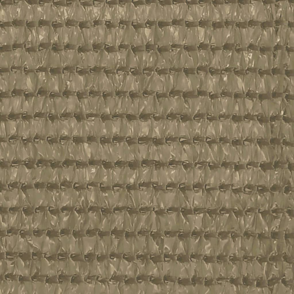 vidaXL Διαχωριστικό Βεράντας Taupe 120 x 600 εκ. από HDPE