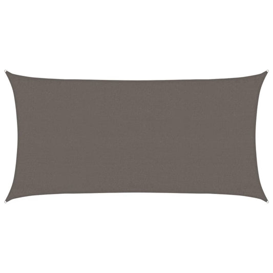 vidaXL Πανί Σκίασης Ανθρακί 3 x 6 μ. από HDPE 160 γρ./μ²