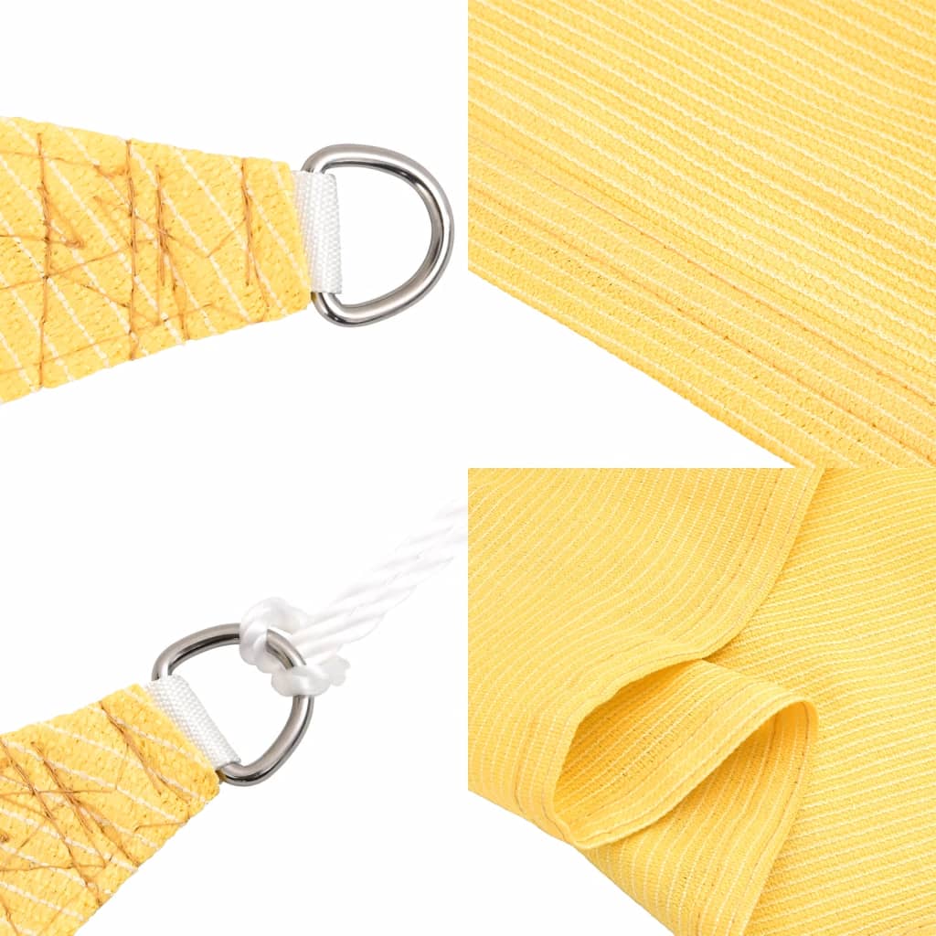 vidaXL Πανί Σκίασης Μπεζ 6 x 6 x 6 μ. από HDPE 160 γρ./μ²