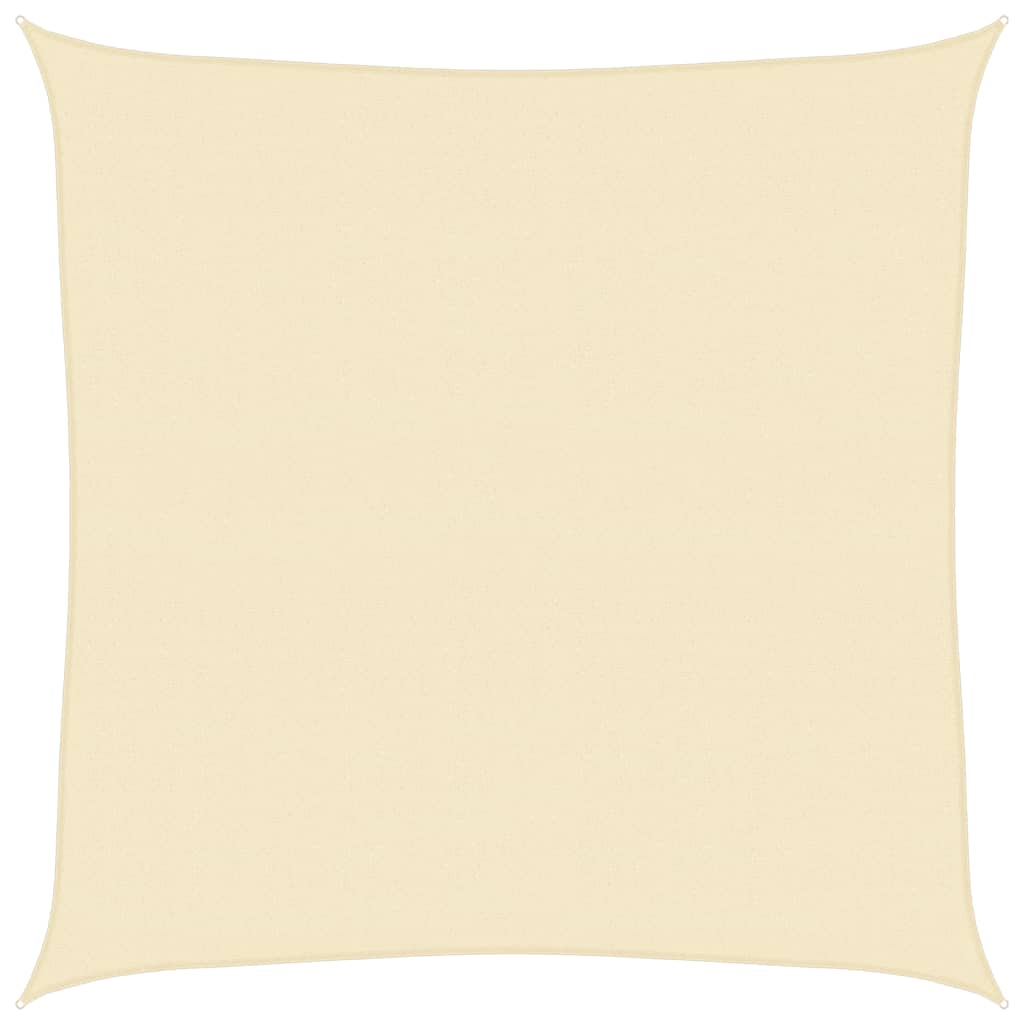 vidaXL Πανί Σκίασης Κρεμ 6 x 6 μ. από HDPE 160 γρ./μ²