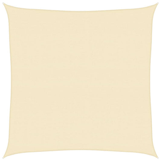 vidaXL Πανί Σκίασης Κρεμ 6 x 6 μ. από HDPE 160 γρ./μ²