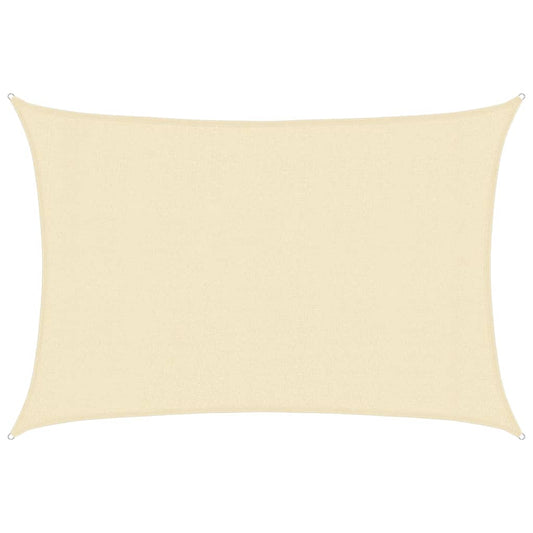 vidaXL Πανί Σκίασης Κρεμ 3 x 4,5 μ. από HDPE 160 γρ./μ²