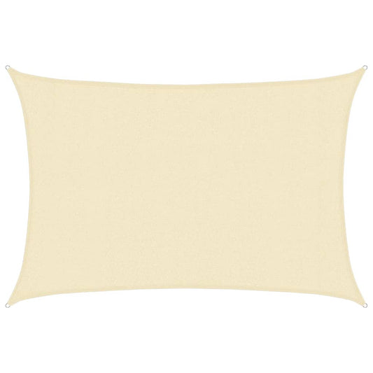 vidaXL Πανί Σκίασης Κρεμ 3 x 5 μ. από HDPE 160 γρ./μ²