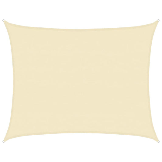 vidaXL Πανί Σκίασης Κρεμ 6 x 7 μ. από HDPE 160 γρ/μ²