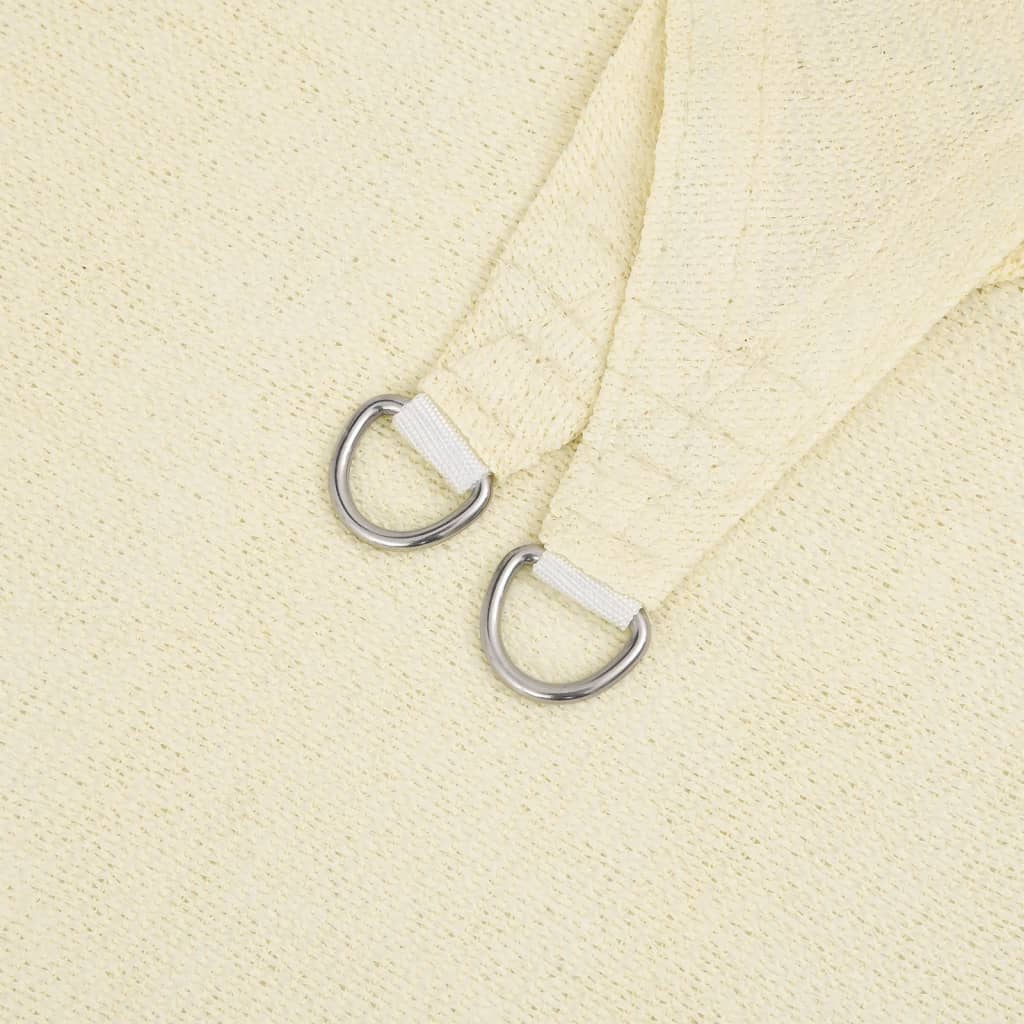 vidaXL Πανί Σκίασης Κρεμ 4 x 4 x 5,8 μ. από HDPE 160 γρ./μ²