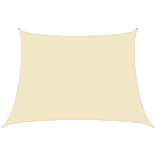 vidaXL Πανί Σκίασης Κρεμ 4/5 x 3 μ. από HDPE 160 γρ./μ²