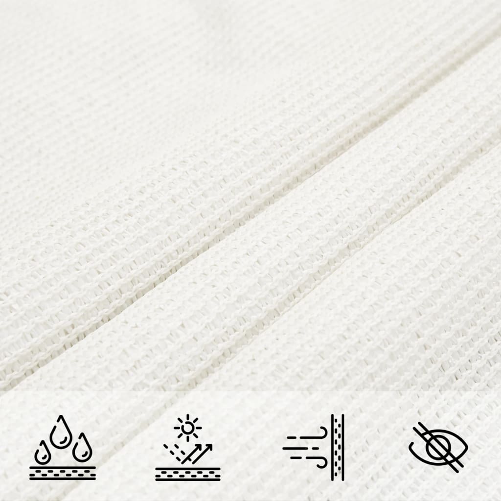 vidaXL Πανί Σκίασης Λευκό 4 x 4 x 5,8 μ. από HDPE 160 γρ./μ²