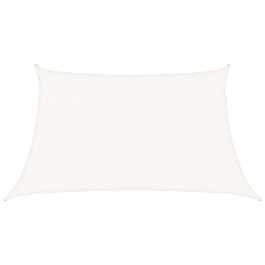 vidaXL Πανί Σκίασης Λευκό 3/4 x 2 μ. από HDPE 160 γρ./μ²
