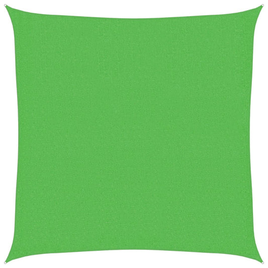 vidaXL Πανί Σκίασης Ανοιχτό Πράσινο 3 x 3 μ. από HDPE 160 γρ./μ²