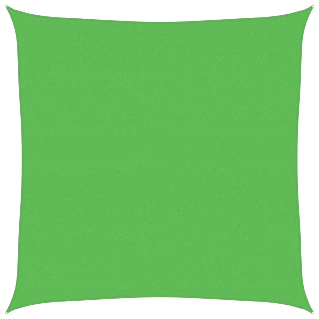 vidaXL Πανί Σκίασης Ανοιχτό Πράσινο 4,5 x 4,5 μ. από HDPE 160 γρ./μ²