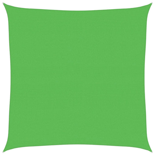 vidaXL Πανί Σκίασης Ανοιχτό Πράσινο 4,5 x 4,5 μ. από HDPE 160 γρ./μ²