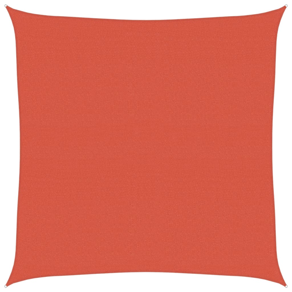 vidaXL Πανί Σκίασης Τερακότα 7 x 7 μ. από HDPE 160 γρ./μ²