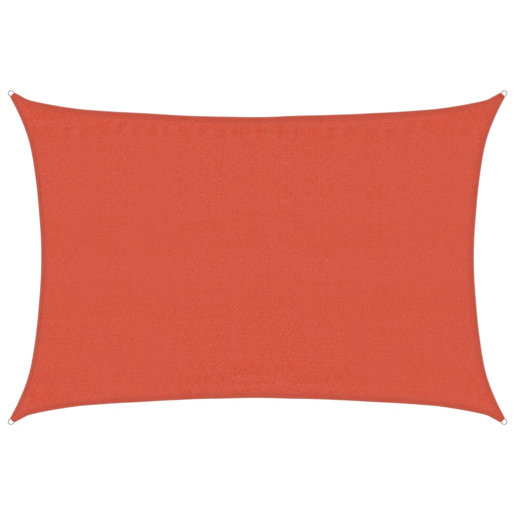 vidaXL Πανί Σκίασης Ορθογώνιο Τερακότα 3,5x5 μ. HDPE 160 γρ./μ²