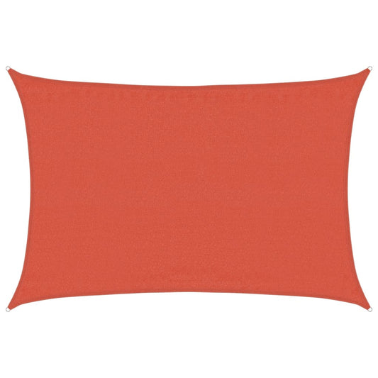 vidaXL Πανί Σκίασης Ορθογώνιο Τερακότα 3,5x5 μ. HDPE 160 γρ./μ²