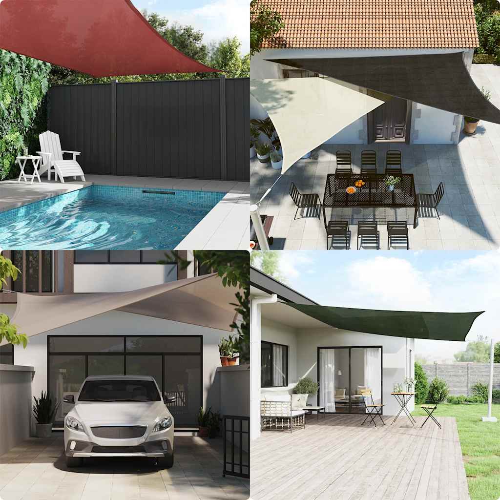 vidaXL Πανί Σκίασης Taupe 2 x 4 μ. από HDPE 160 γρ./μ²