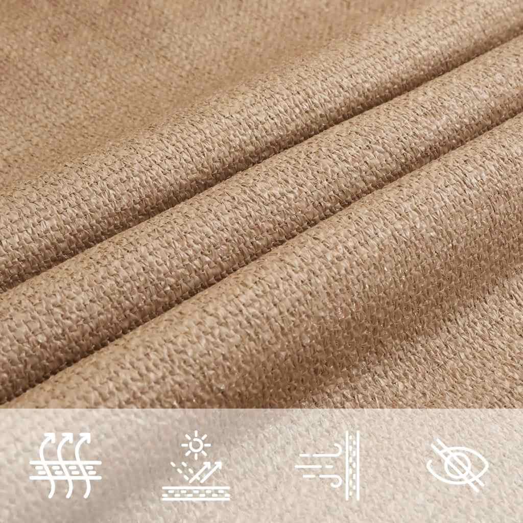 vidaXL Πανί Σκίασης Taupe 4 x 5 μ. από HDPE 160 γρ./μ²