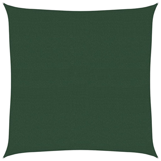 vidaXL Πανί Σκίασης Σκούρο Πράσινο 4 x 4 μ. από HDPE 160 γρ./μ²