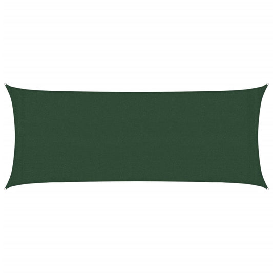 vidaXL Πανί Σκίασης Σκούρο Πράσινο 2 x 4,5 μ. από HDPE 160 γρ./μ²