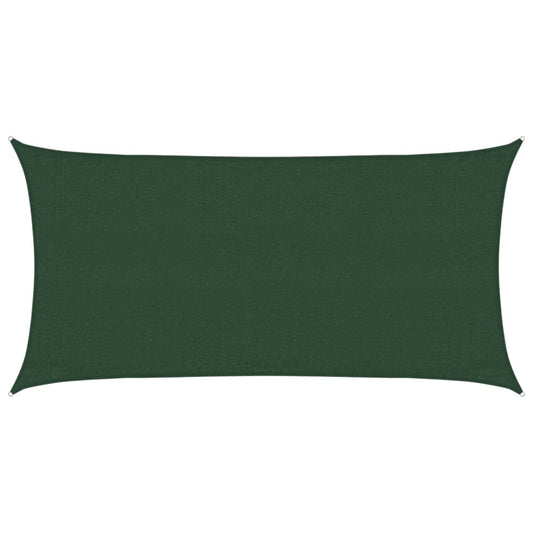 vidaXL Πανί Σκίασης Σκούρο Πράσινο 3 x 6 μ. από HDPE 160 γρ./μ²