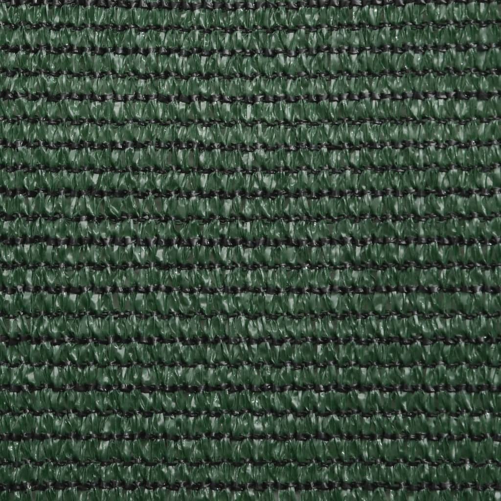 vidaXL Πανί Σκίασης Σκούρο Πράσινο 4 x 4 x 5,8 μ. από HDPE 160 γρ./μ²