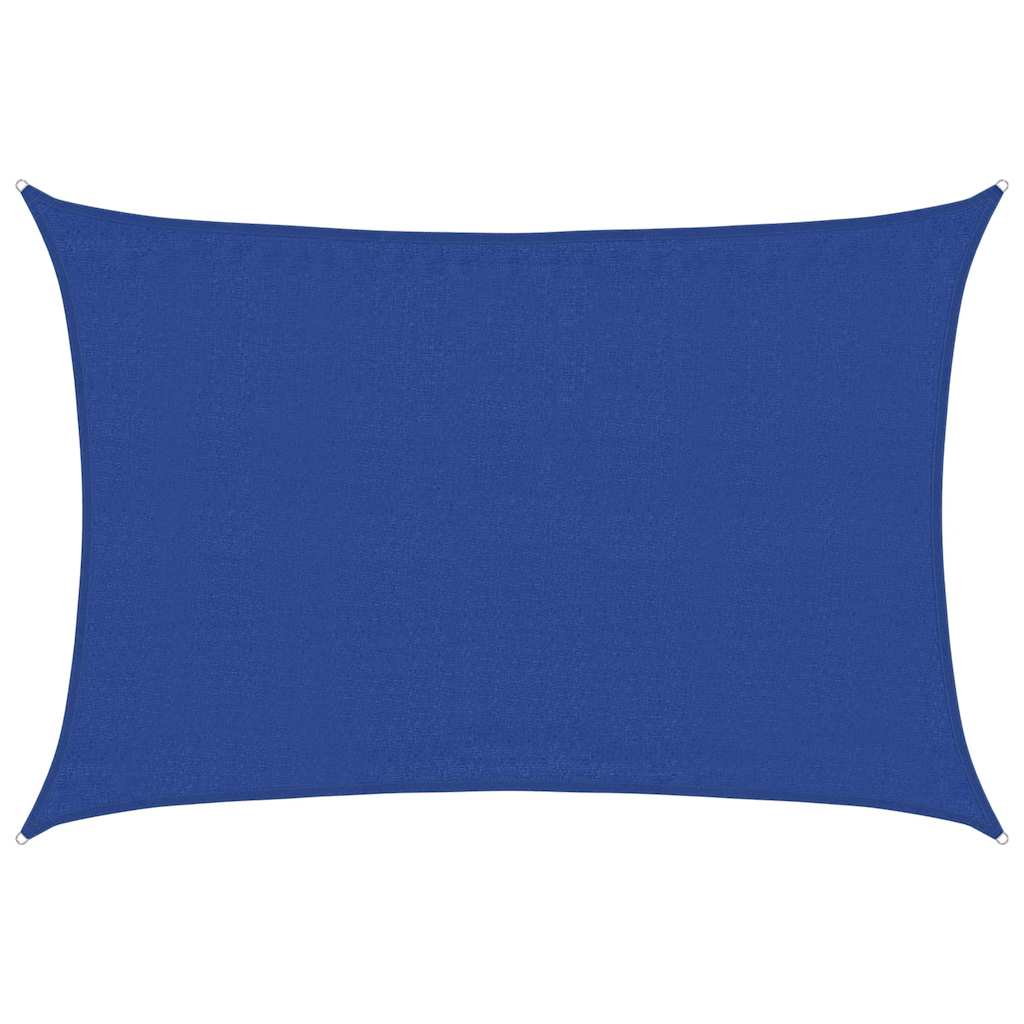 vidaXL Πανί Σκίασης Ορθογώνιο Μπλε 3,5x5 μ. HDPE 160 γρ./μ²