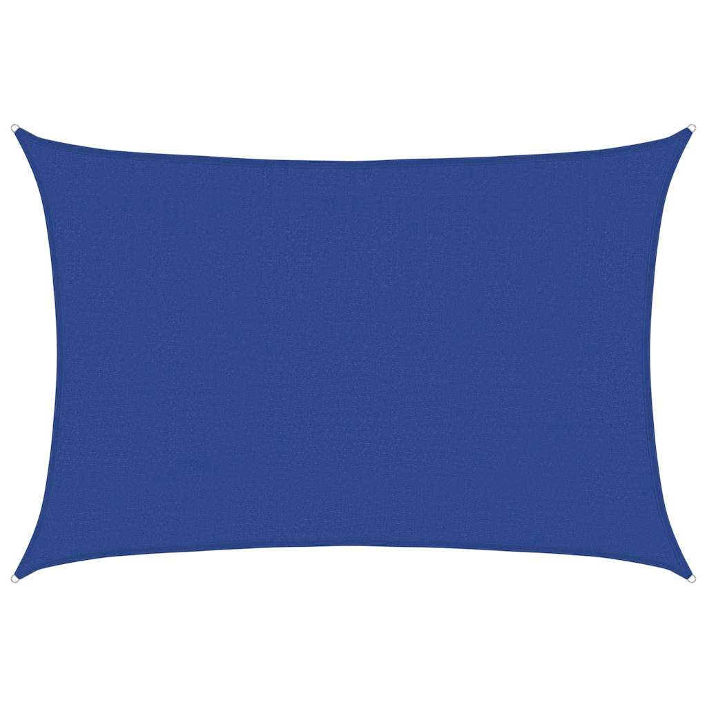vidaXL Πανί Σκίασης Μπλε Ορθογώνιο 4x5 μ. από HDPE 160 γρ/μ²
