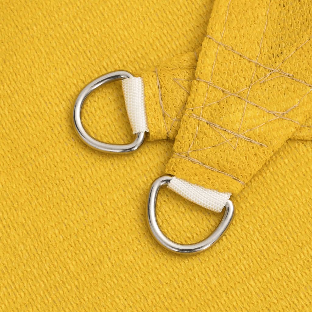 vidaXL Πανί Σκίασης Τετράγωνο Κίτρινο 4,5x4,5 μ. από HDPE 160 γρ./μ²