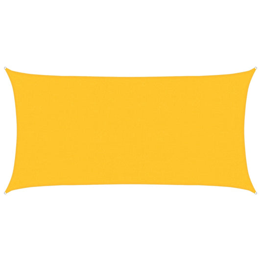 vidaXL Πανί Σκίασης Ορθογώνιο Κίτρινο 2x3,5 μ. HDPE 160 γρ./μ²