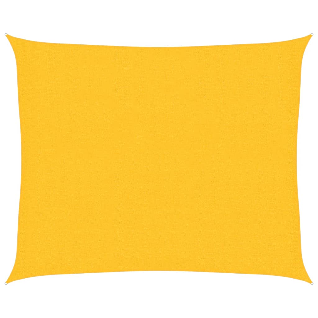 vidaXL Πανί Σκίασης Κίτρινο 2,5 x 3 μ. 160 γρ./μ² από HDPE
