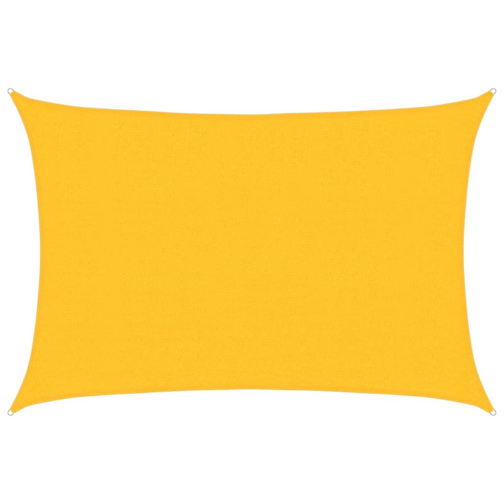 vidaXL Πανί Σκίασης Κίτρινο 2,5 x 3,5 μ. 160 γρ./μ² από HDPE