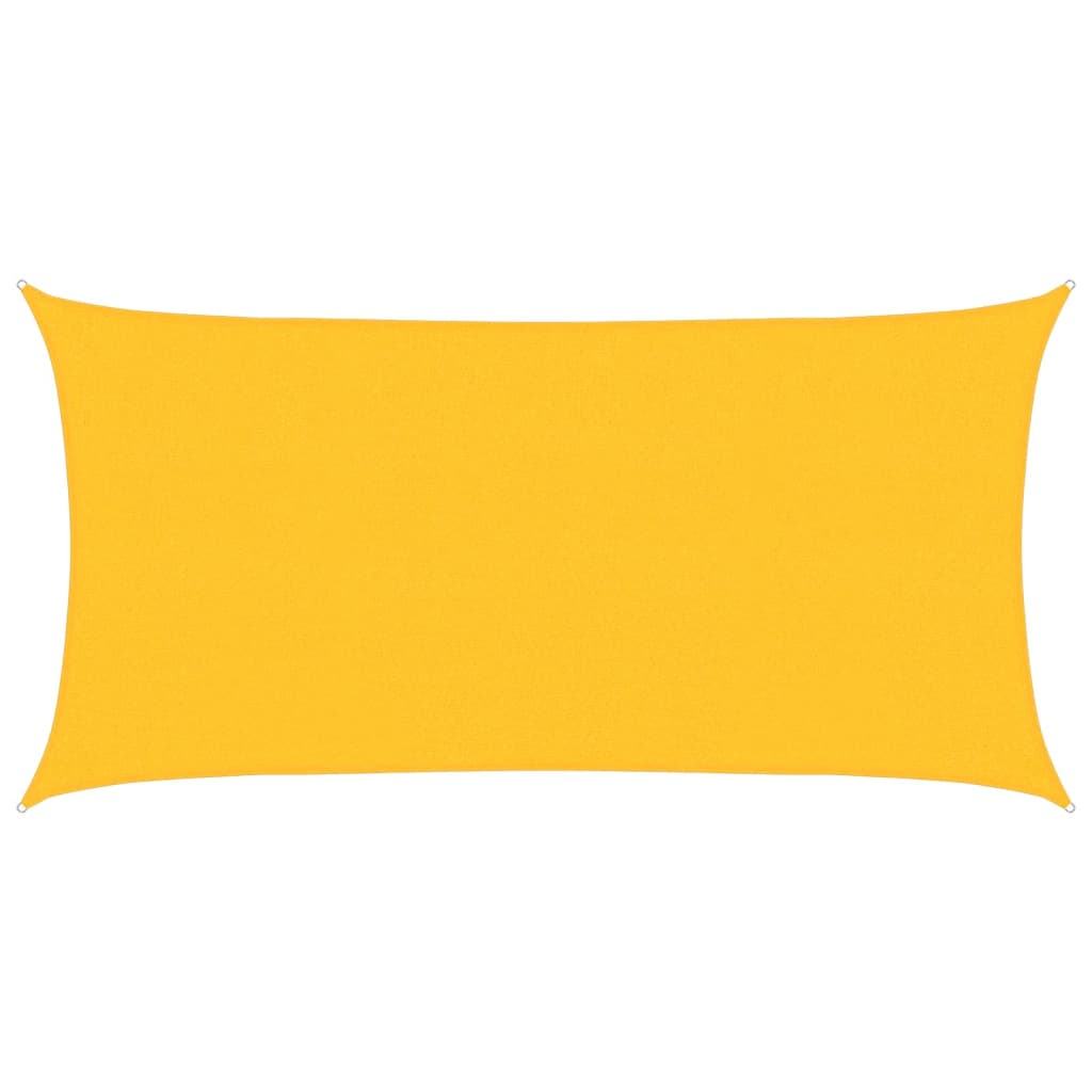 vidaXL Πανί Σκίασης Κίτρινο 2,5 x 4,5 μ. 160 γρ./μ² από HDPE